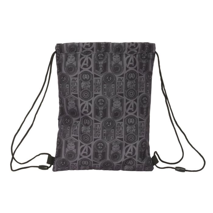 Bolsa Mochila con Cuerdas The Avengers Vendetta Negro 26 x 34 x 1 cm 3