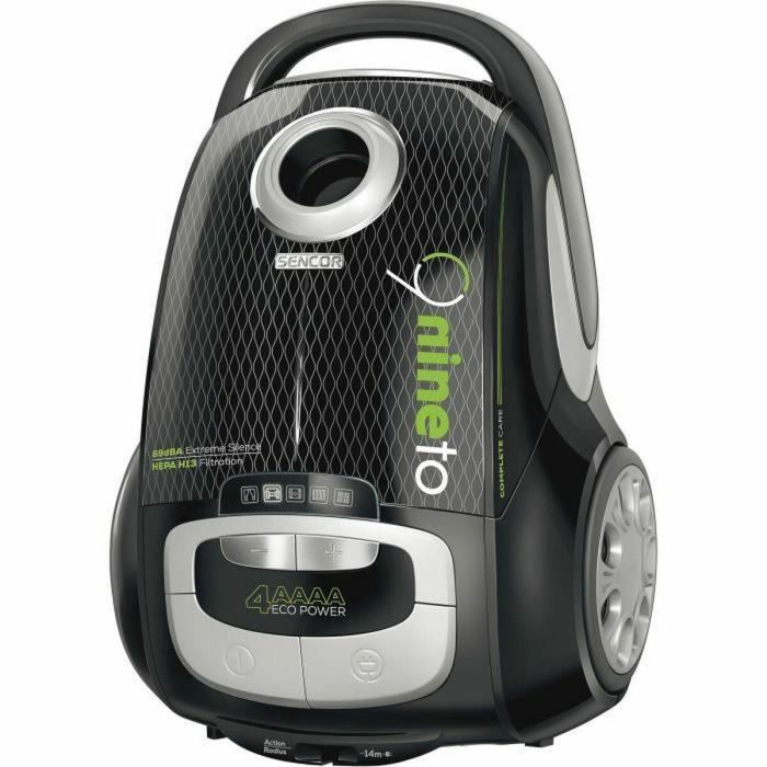 Aspiradora con bolsa - SENCOR - SVC 9000BK - 800 W - 69 dB - 4 L - Negro 5 Aspiradora con bolsa - SENCOR - SVC 9000BK - 800 W - 69 dB - 4 L - Negro 5