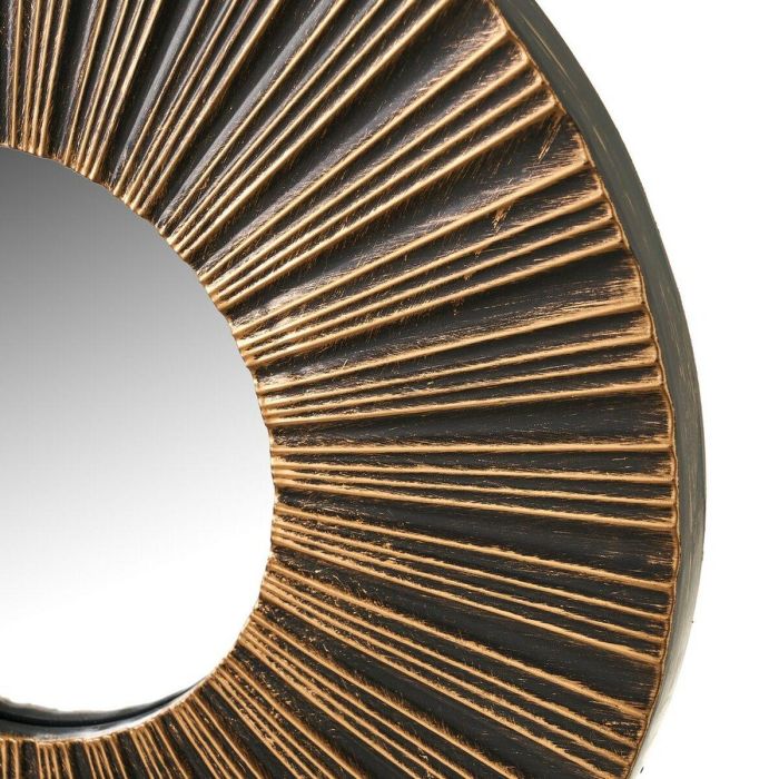 Espejo de pared Dorado 25 x 2 x 25 cm (3 Unidades) 2 Espejo de pared Dorado 25 x 2 x 25 cm (3 Unidades) 2
