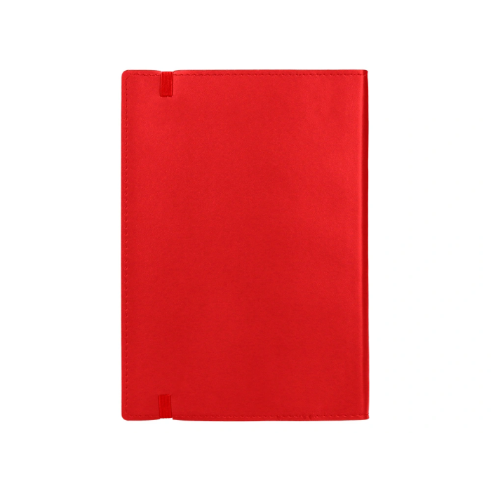 Liderpapel Libreta Similpiel A7 120 Hojas 70gr Cuadriculada Rojo 2