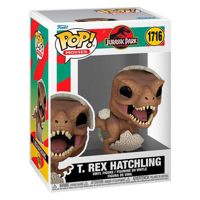 Funko Pop! 75986 Tyrannosaurus Rex Cría Jurassic Park, figura con piel rugosa y mandíbulas articuladas 0 Funko Pop! 75986 Tyrannosaurus Rex Cría Jurassic Park, figura con piel rugosa y mandíbulas articuladas 0