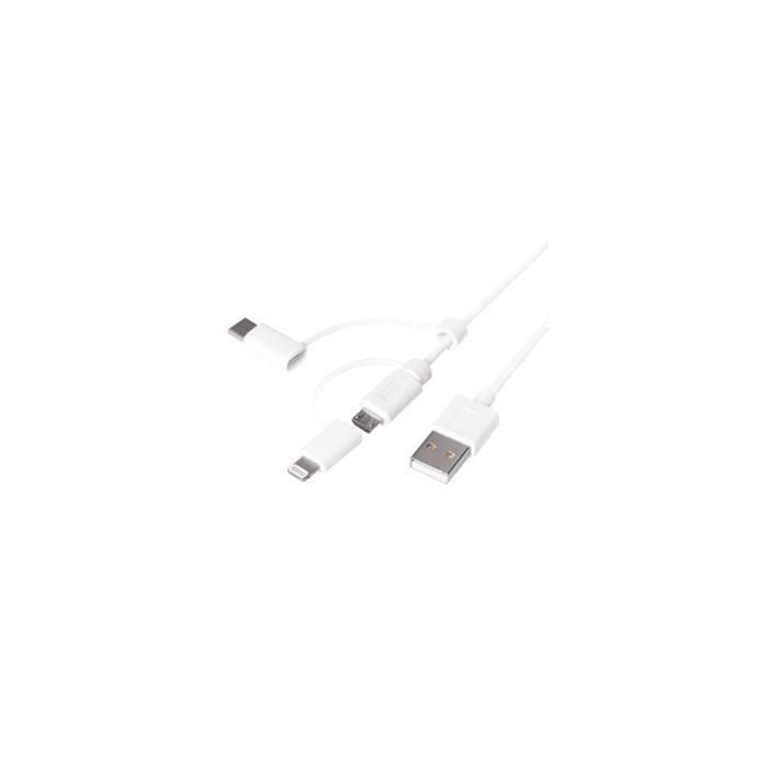LogiLink USB Cable 1 M USB A White