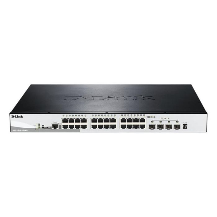 D - Link Switch Dgs - 1510 - 28Xmp, 28 Puertos Gigabit Ethernet, 4 SFP+, Soporte 10G, Montaje en Rack D - Link Switch Dgs - 1510 - 28Xmp, 28 Puertos Gigabit Ethernet, 4 SFP+, Soporte 10G, Montaje en Rack