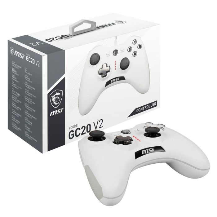 MSI MSI4719072845858 Controlador PC/Android FORCE GC20 V2 Blanco