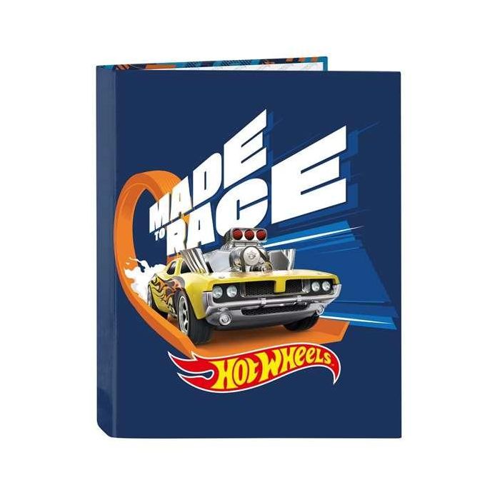 Carpeta de anillas Hot Wheels Speed club Naranja Azul marino A4 (26.5 x 33 x 4 cm) Carpeta de anillas Hot Wheels Speed club Naranja Azul marino A4 (26.5 x 33 x 4 cm)