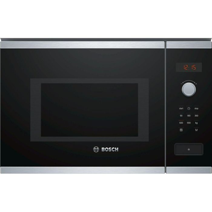 Bosch Serie | 4 BFL553MS0 Horno microondas monofunción empotrable 25 litros 900 Watt acero inoxidable 7 Bosch Serie | 4 BFL553MS0 Horno microondas monofunción empotrable 25 litros 900 Watt acero inoxidable 7