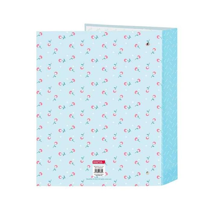 Carpeta de anillas BlackFit8 Mariposa Azul A4 27 x 33 x 6 cm 3 Carpeta de anillas BlackFit8 Mariposa Azul A4 27 x 33 x 6 cm 3