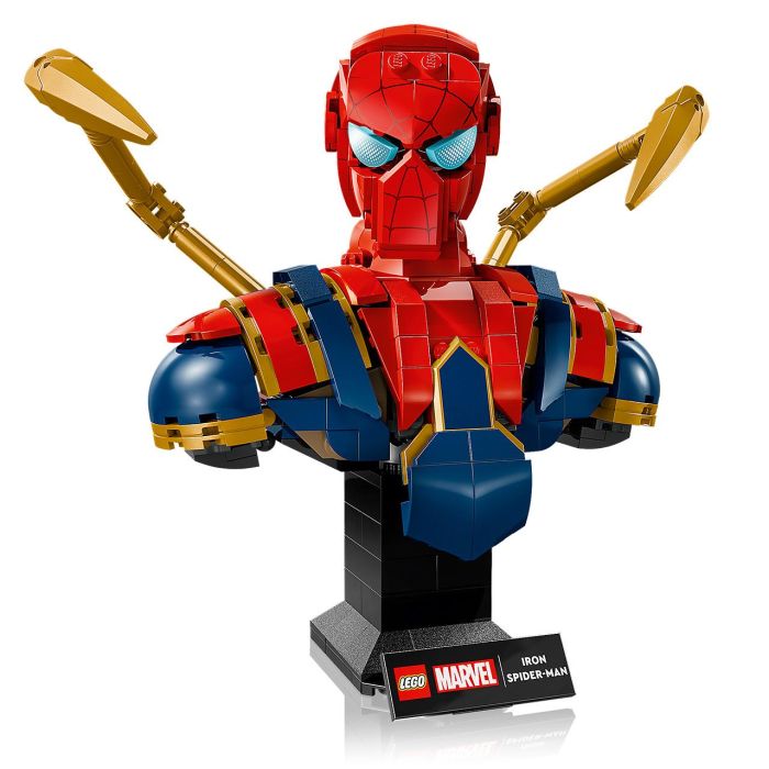 Busto De Iron Spider-Man 76326 Lego Marvel 1 Busto De Iron Spider-Man 76326 Lego Marvel 1