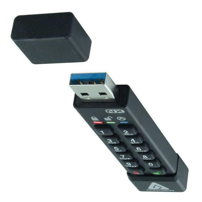 Apricorn Secure Key 32GB USB 3.2 A Cifrado Hardware AES 256-bit con Teclado PIN FIPS 140 y Protección Antimanipulación 0 Apricorn Secure Key 32GB USB 3.2 A Cifrado Hardware AES 256-bit con Teclado PIN FIPS 140 y Protección Antimanipulación 0