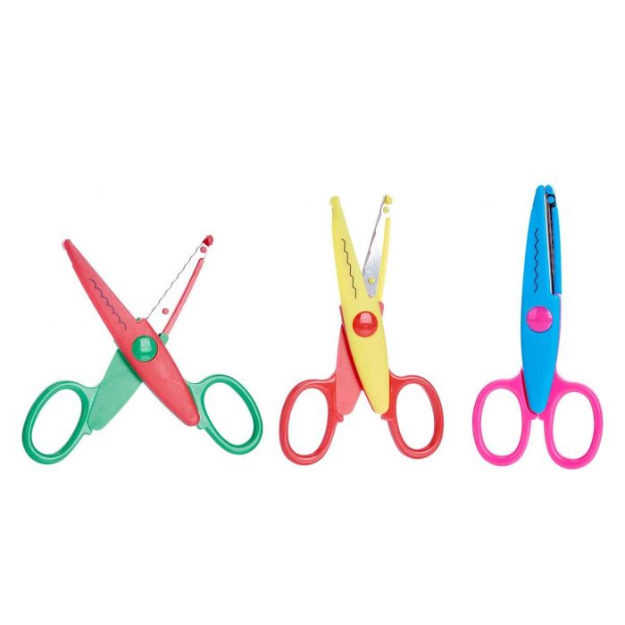Tijera Infantil Zig Zag Surtidos Pincello 6X15CM (48 Unidades) 1 Tijera Infantil Zig Zag Surtidos Pincello 6X15CM (48 Unidades) 1