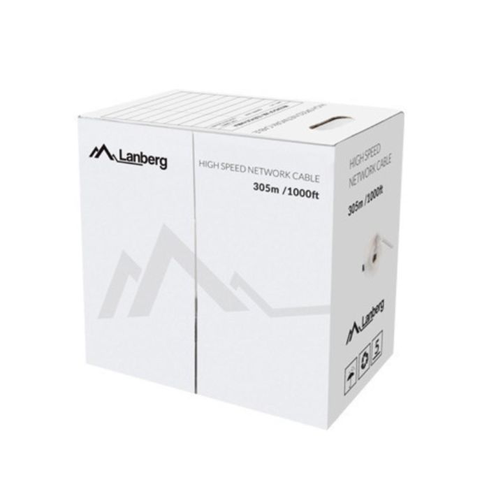 Lanberg LCU5-12CU-0305-B cable de red Azul 305 m Cat5e U/UTP (UTP) Lanberg LCU5-12CU-0305-B cable de red Azul 305 m Cat5e U/UTP (UTP)