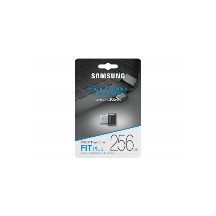 Samsung MUF-256AB/APC Pendrive 256GB USB 3.1 FIT Plus hasta 400 MB/s Lectura. Diseño Ultra-Compacto, Resistente Agua, Golpes y Temperatura 6