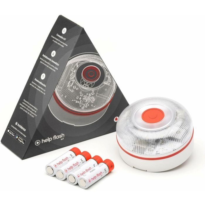 Baliza de Emergencia V16 conectada DGT 3.0 Help-Flash PD-000064