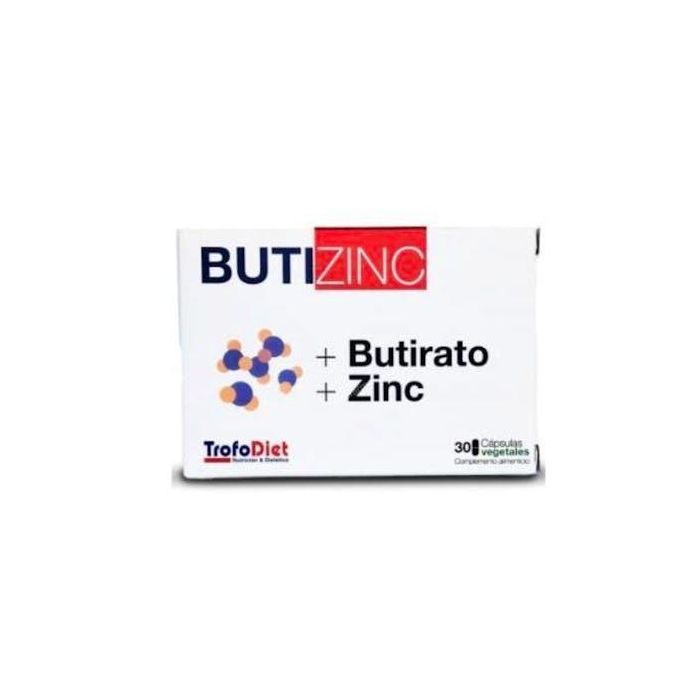 TROFODIET Butizinc 30 Cápsulas con Ácido Butírico y Zinc para el Sistema Inmunitario y Digestivo