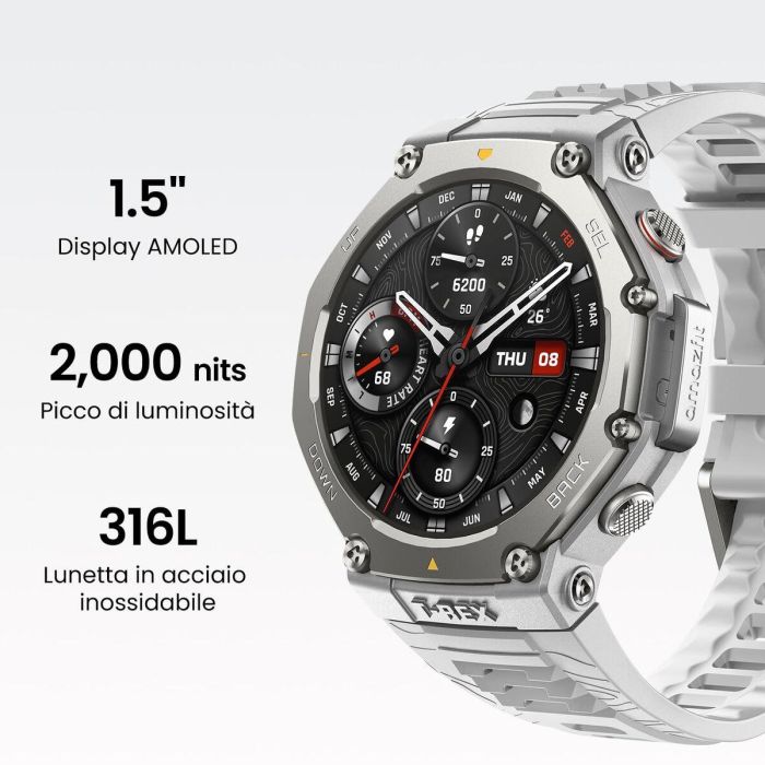 Amazfit T-Rex 3 Haze Gray W2322GL6N Reloj Inteligente 2 Amazfit T-Rex 3 Haze Gray W2322GL6N Reloj Inteligente 2