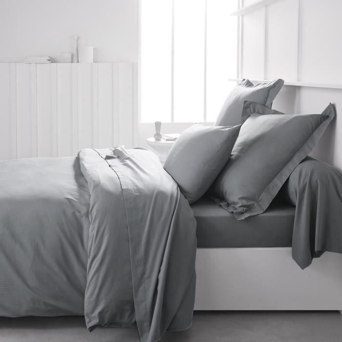 Hoy esencial hoy Charg - 160 x 200+30 cm - 2 personas - 100% una algodón - acero 1 Hoy esencial hoy Charg - 160 x 200+30 cm - 2 personas - 100% una algodón - acero 1