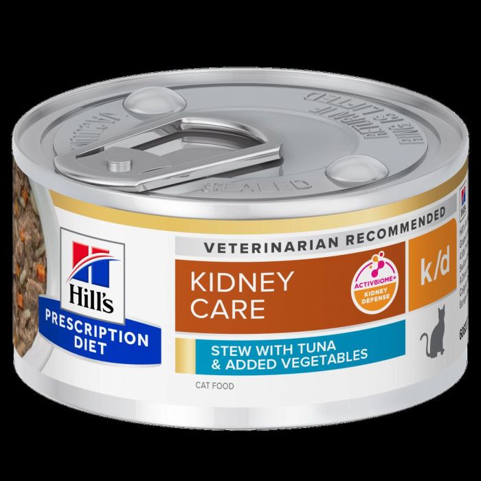 Hill'S Hpd Feline K-D Estofado Tuna Verduras 24x82 gr