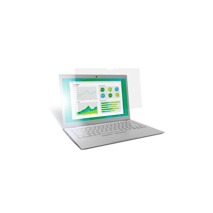 3M AG156W9B Filtro Antideslumbrante para Portátil 15.6" Panorámico, Protección Pantalla Táctil, Anti-Reflejos, Acabado Mate