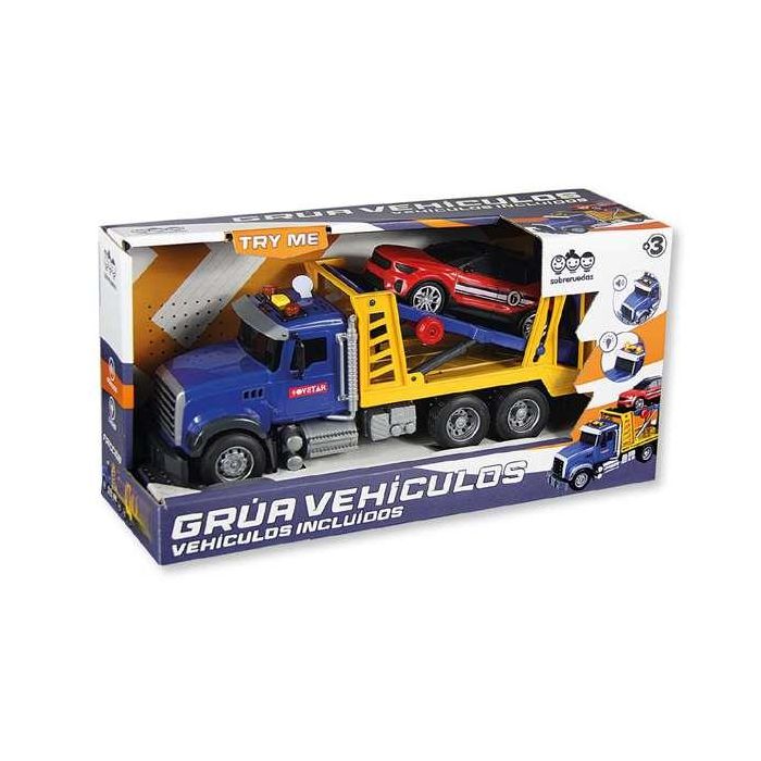 Camion portacoche, incluye coche, con luces y sonidos 38x14x21cm 3 Camion portacoche, incluye coche, con luces y sonidos 38x14x21cm 3