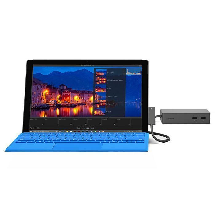 Microsoft 2 x Mini DisplayPorts, 1 x Rj-45, 4 x USB 3.0, 1 x Audio out, 550g 4 Microsoft 2 x Mini DisplayPorts, 1 x Rj-45, 4 x USB 3.0, 1 x Audio out, 550g 4