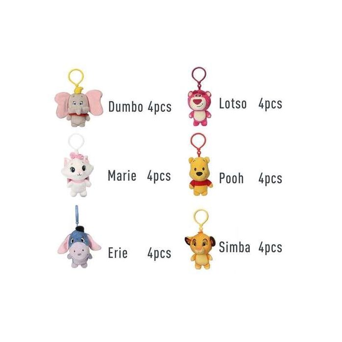 Llavero Peluche Disney Blanco 1