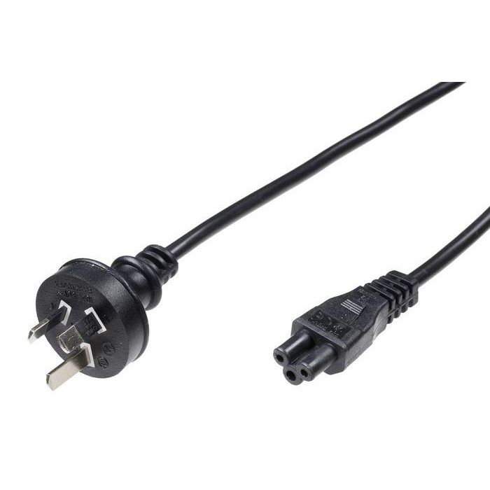 MicroConnect Cable de Alimentación de Australia a C5, 1.8 m, para Portátil / Fuente de Alimentación, IEC-60320 "Mickey Mouse"