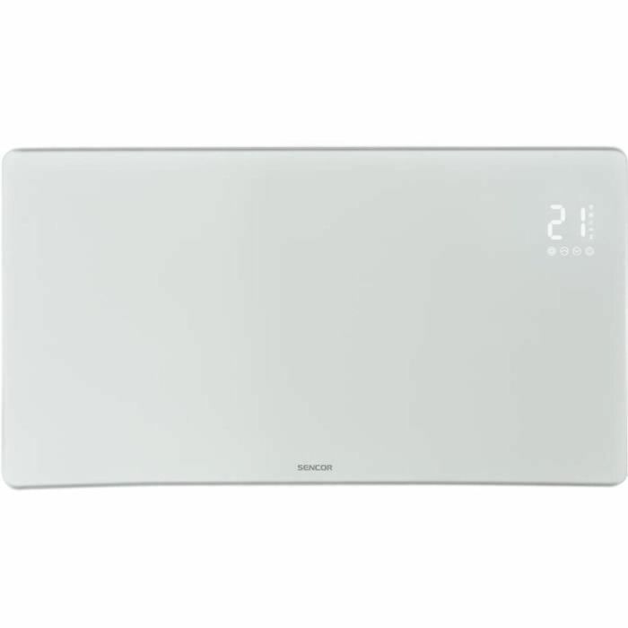 Radiador de cristal Wi-Fi inteligente - SENCOR - SCF 4740WH - 2400 W - 2 niveles - Termostato - Blanco 3