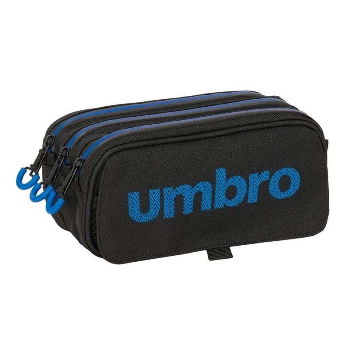 Bolso Escolar Portatodo Safta Triple Big Umbro Jet Black 100x215x80 mm Bolso Escolar Portatodo Safta Triple Big Umbro Jet Black 100x215x80 mm