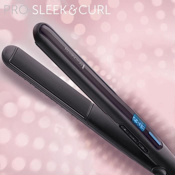 Remington REM4008496818259 Plancha y Rizador S6505 PRO-SLEEK & CURL 230 °C, calentamiento rápido, turbo, estuche, negro 1 Remington REM4008496818259 Plancha y Rizador S6505 PRO-SLEEK & CURL 230 °C, calentamiento rápido, turbo, estuche, negro 1