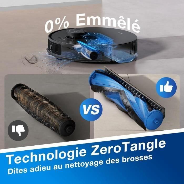 ECOVACS AAAKT19468 Deebot N20 Pro PLUS Robot Aspirador con 8000 Pa, Recogida Automática de Polvo y 45 Días Autonomía 4