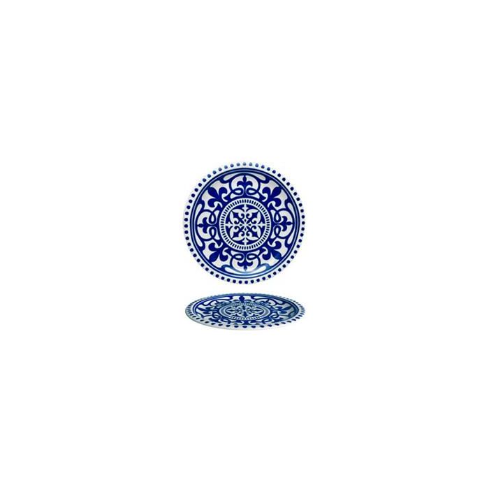 Patios Plato Llano Azul 20 Cm (6 Unidades) Patios Plato Llano Azul 20 Cm (6 Unidades)