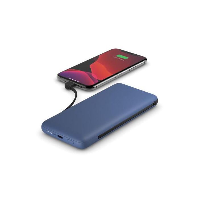 Belkin BPB006btBLU Power Bank 10000 mAh Azul, 1 Puerto USB Tipo C, 18 W 1 Belkin BPB006btBLU Power Bank 10000 mAh Azul, 1 Puerto USB Tipo C, 18 W 1