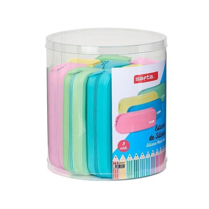 Safta Set De 8 Portatodos Cuadrados Silicona Colores Surtidos Safta Set De 8 Portatodos Cuadrados Silicona Colores Surtidos