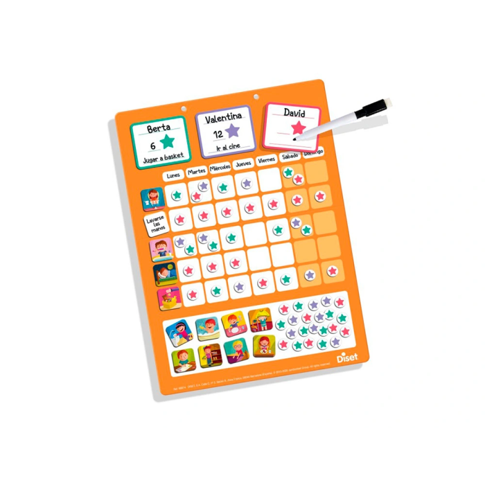 Diset Juego de Mesa Tabla de Recompensas Educativa para Fomentar Buenos Hábitos y Comportamiento Infantil a Partir de 3 Años 1 Diset Juego de Mesa Tabla de Recompensas Educativa para Fomentar Buenos Hábitos y Comportamiento Infantil a Partir de 3 Años 1