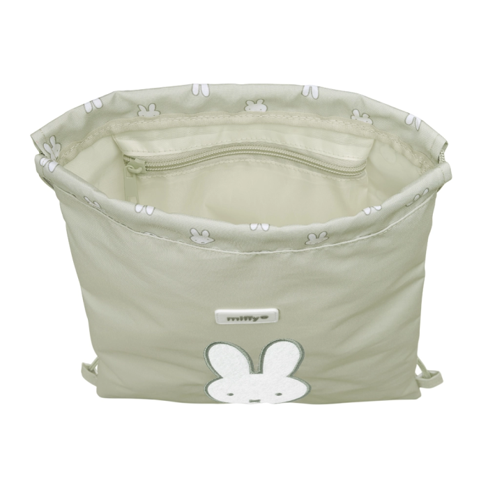 Bolsa Mochila con Cuerdas Miffy Niebla Gris 26 x 34 x 1 cm 3
