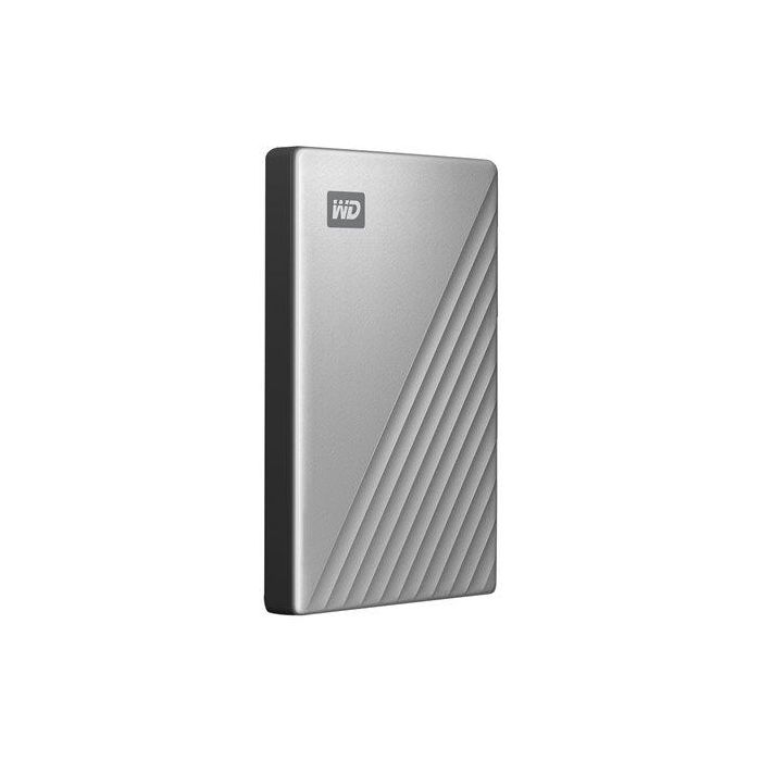 Western Digital My Passport Ultra 2TB Disco Duro Externo Portátil USB-C USB 3.0 con Cifrado Hardware y Copia de Seguridad Automática Plata 2