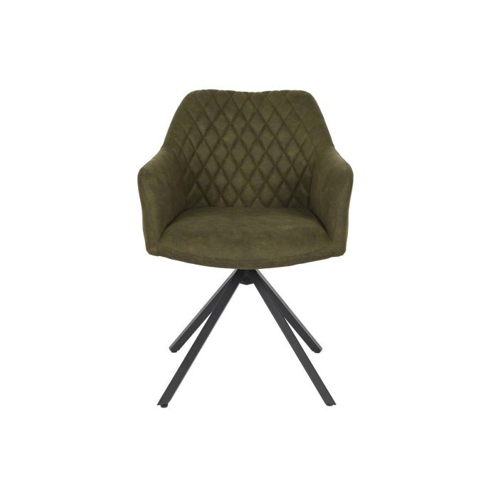 Silla Loft DKD Home Decor Verde Negro 58 x 83 x 55 cm 5