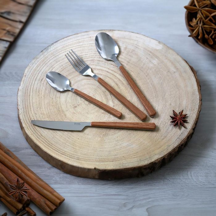 Set 24 Cubiertos Acero Inox Bosquet Amefa 18-0-2 mm 2