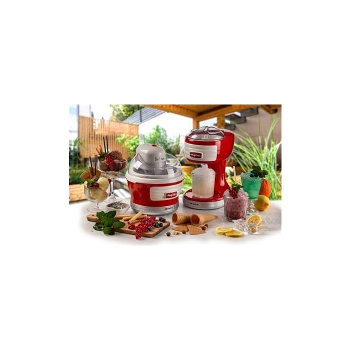 Ariete 643/00 Heladera Eléctrica Party Time Roja, Diseño Exclusivo, 1.5L, Hace Helados en 30 Minutos 4 Ariete 643/00 Heladera Eléctrica Party Time Roja, Diseño Exclusivo, 1.5L, Hace Helados en 30 Minutos 4