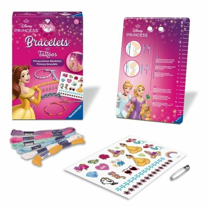 Ravensburger RAV00025912 Pulseras y Tatuajes Temporales So Styly Princesas Disney para Niñas 1