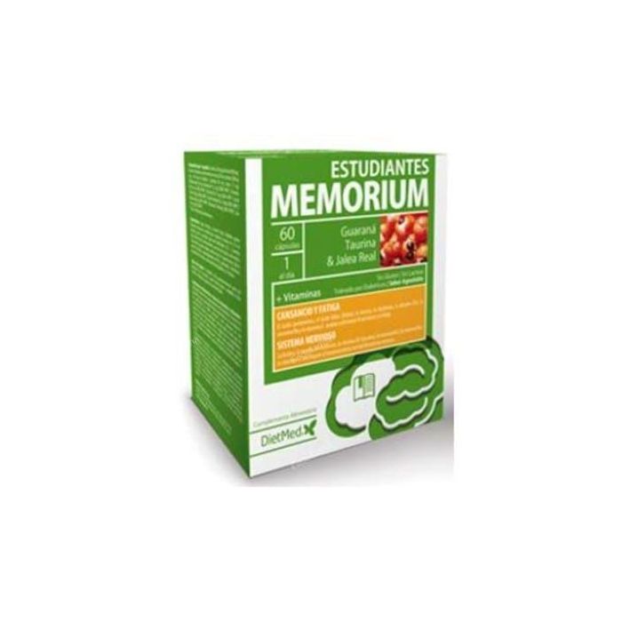 DIETMED Memorium Estudiantes 60 Cap. Mejora concentración, rendimiento físico y psíquico para estudiantes