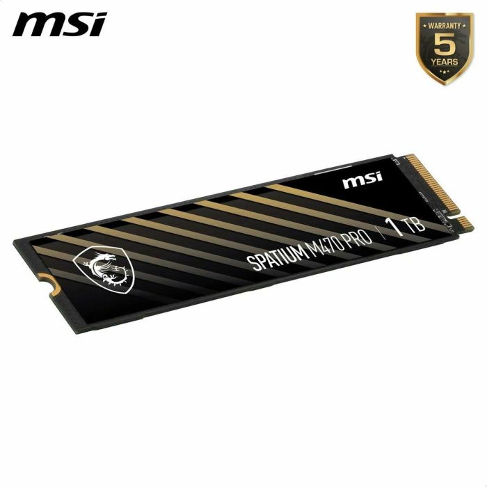 MSI Spatium M470 PRO 1TB PCIe 4.0 NVMe M.2 SSD 3D NAND - Lectura 6000MB/s, Escritura 5000MB/s 14