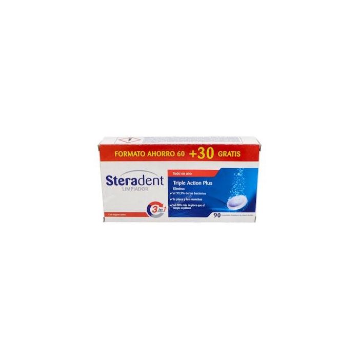 Steradent 3X2 Triple Ac Plus 60+30 Tab