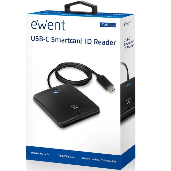 Ewent EW1055 lector de tarjeta inteligente Interior USB USB 3.2 Gen 1 (3.1 Gen 1) Negro 2 Ewent EW1055 lector de tarjeta inteligente Interior USB USB 3.2 Gen 1 (3.1 Gen 1) Negro 2