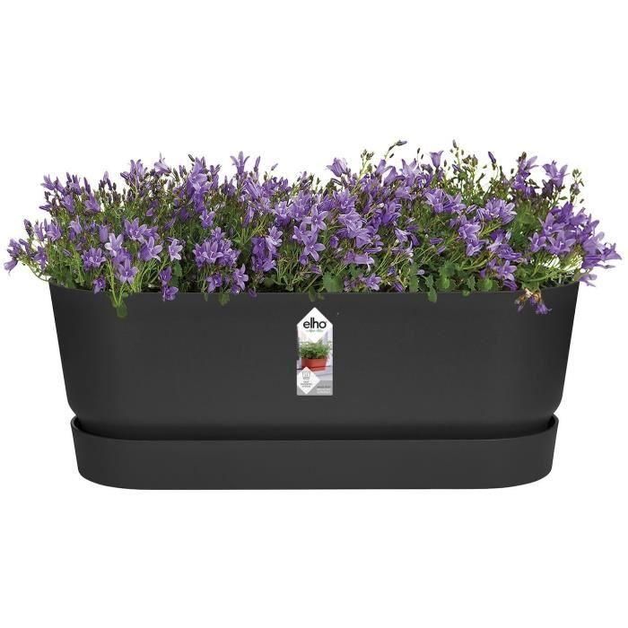 Greenville Oval Planter - Plastic - Ø50 - Marrón congelado 2 Greenville Oval Planter - Plastic - Ø50 - Marrón congelado 2