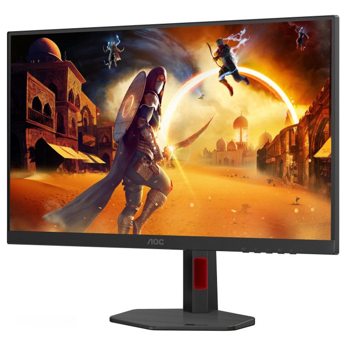 AOC Gaming Q27G4SRU - 27 Zoll QHD, 300 Hz, 1 ms, HDR400 2560x1440, 2x HDMI 2.1, DisplaPort 1.4, USB Hub schwarz-rot 14