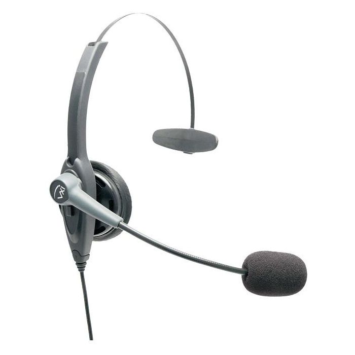 Jabra VR11 BlueParrott Auriculares Monaurales Diadema con Cable para Oficina/Centro de Llamadas Gris