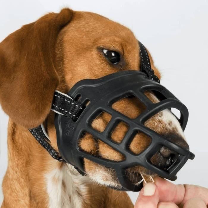 TRIXIE Muzzle Bozal Flex - Goma - Talla M/L - Negro 4 TRIXIE Muzzle Bozal Flex - Goma - Talla M/L - Negro 4