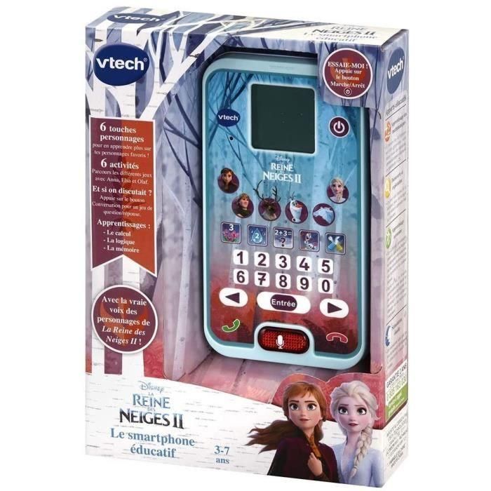 Vtech 526105 - Frozen II Teléfono Inteligente Educativo para Niños 3-7 Años 4 Vtech 526105 - Frozen II Teléfono Inteligente Educativo para Niños 3-7 Años 4