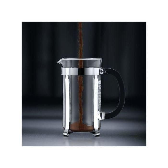 Bodum BOD0727015100043 Cafetera de pistón Chambord, 8 tazas, 1.0 L, acero inoxidable 5 Bodum BOD0727015100043 Cafetera de pistón Chambord, 8 tazas, 1.0 L, acero inoxidable 5